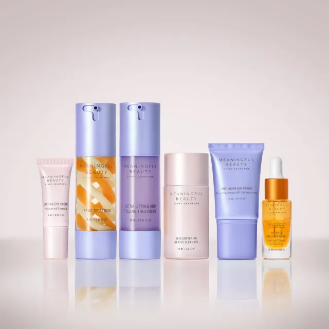 Meaningful Beauty Dual Serum Kit Viso 6 Pezzi Vitamina C Rughe Visibili