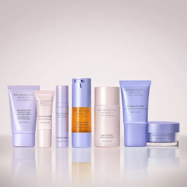Meaningful Beauty 7-Piece Deluxe Face & Neck Skincare System Advanced kit viso antietà