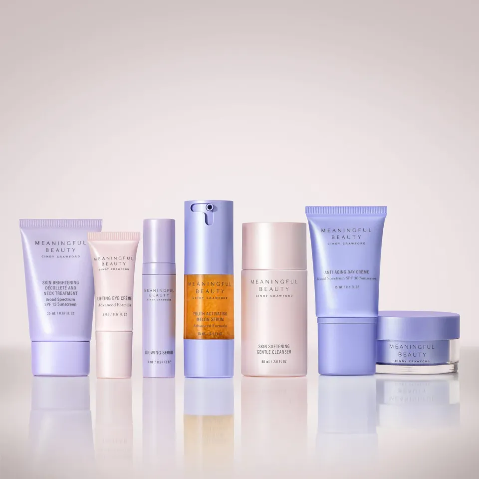 Meaningful Beauty 7-Piece Deluxe Face & Neck Skincare System Advanced kit viso antietà
