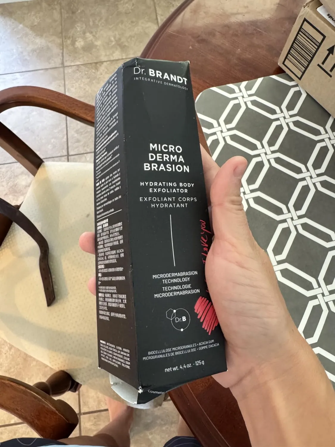 Dr. Brandt Microdermabrasion esfoliante corpo 125 g idratante