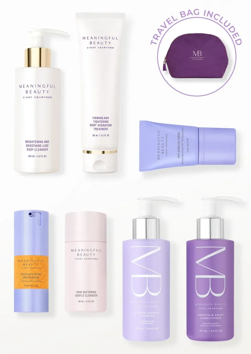 Meaningful Beauty Complete Discovery Set kit viso da viaggio antirughe