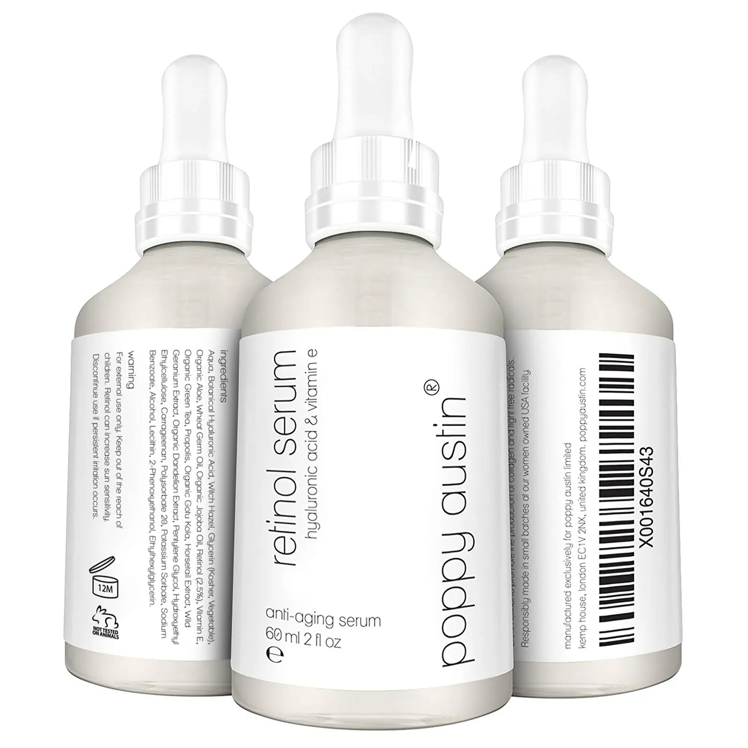 Poppy Austin Retinolo 2.5% Siero Viso 1 flacone macchie