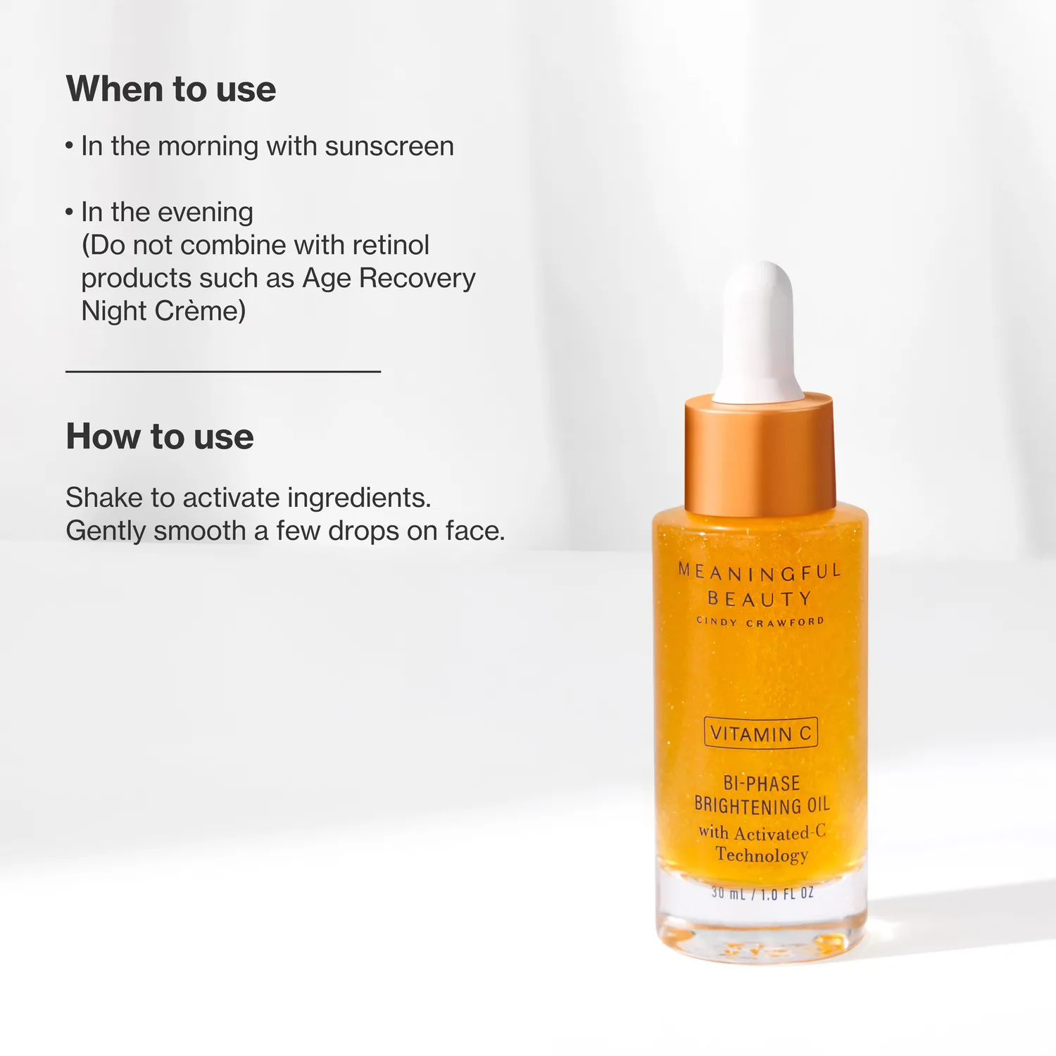 Meaningful Beauty Skin Vitamin C Olio Viso Bifasico