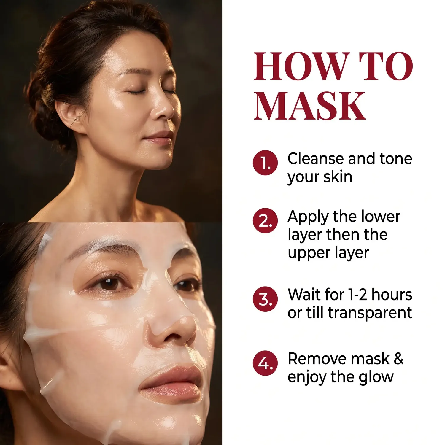 Koriderm PDRN Deep Mask maschera viso 4 pezzi idratante
