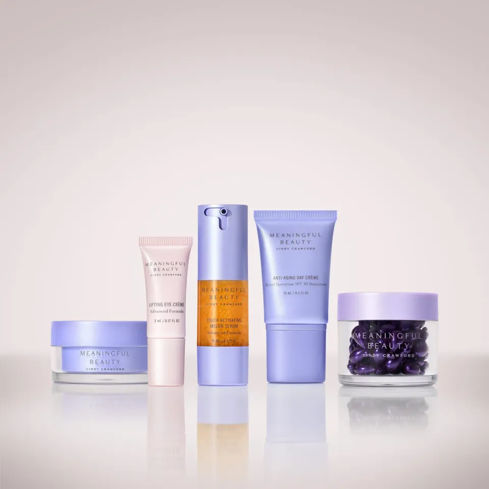 Meaningful Beauty Skin 5-Piece Essentials Anti-Aging capsule sistema viso