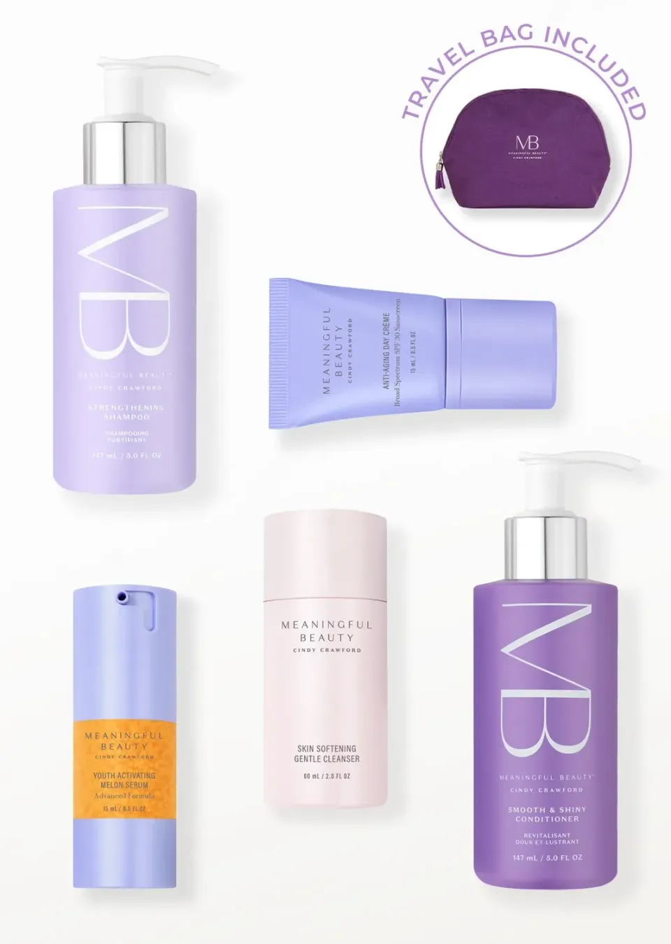 Meaningful Beauty Face Hair Favorites set viso capelli 5 pz