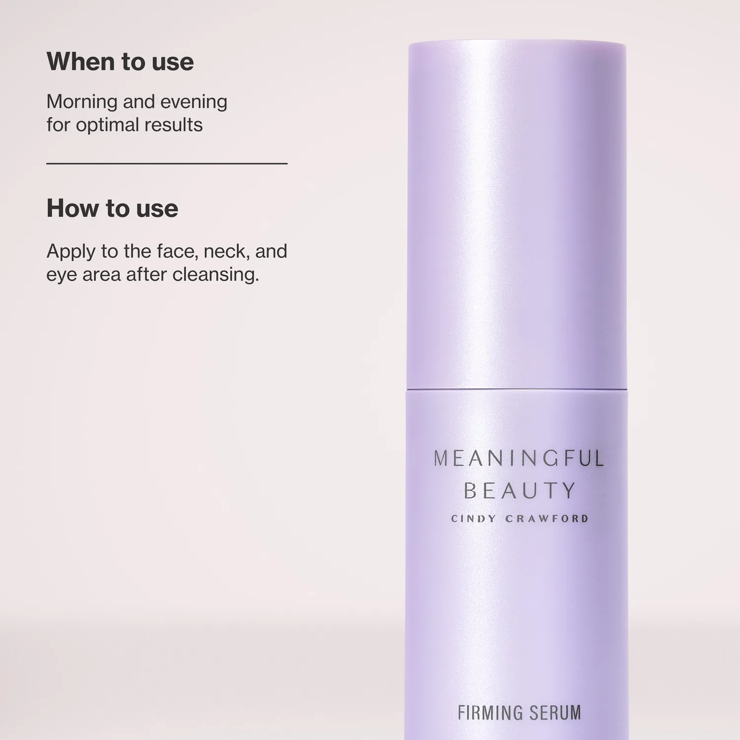 Meaningful Beauty Skin Firming Serum siero viso uso quotidiano