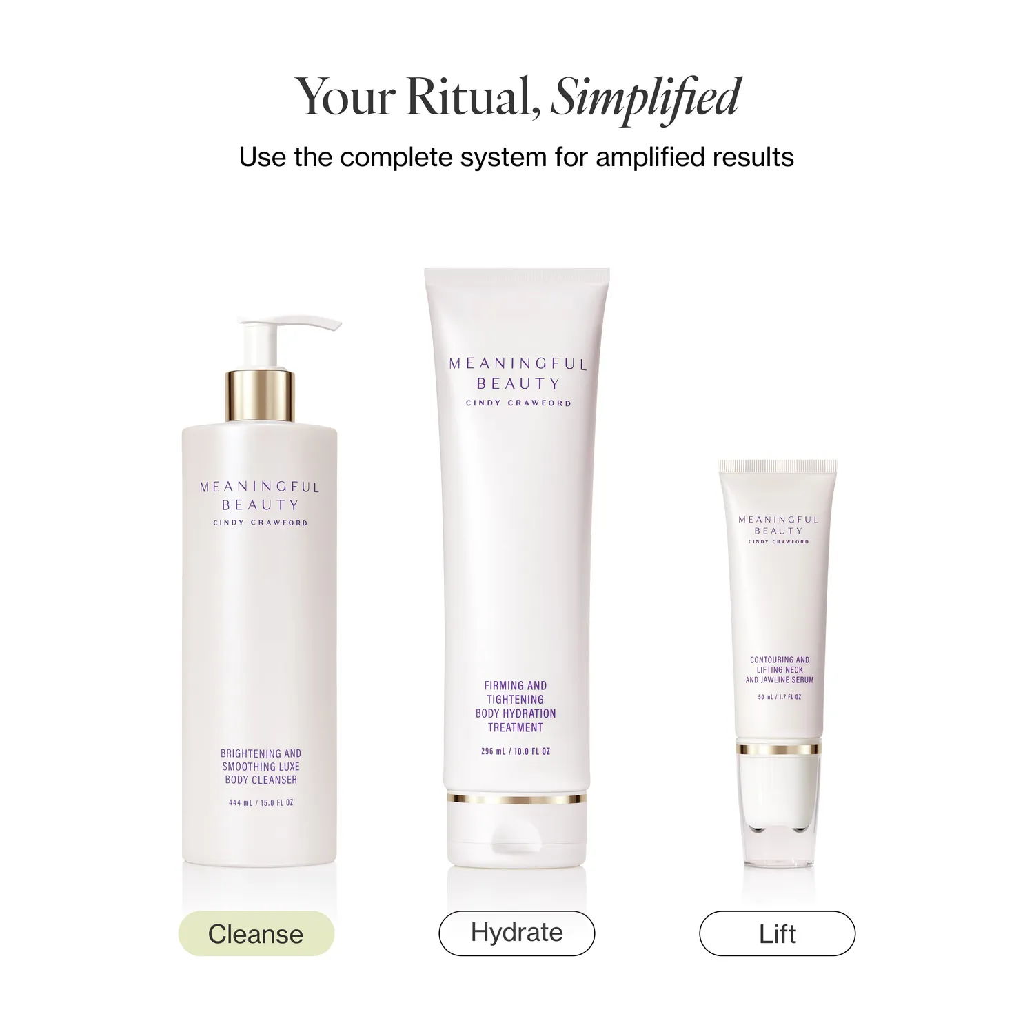 Meaningful Beauty Body Luxe detergente corpo illuminante levigante