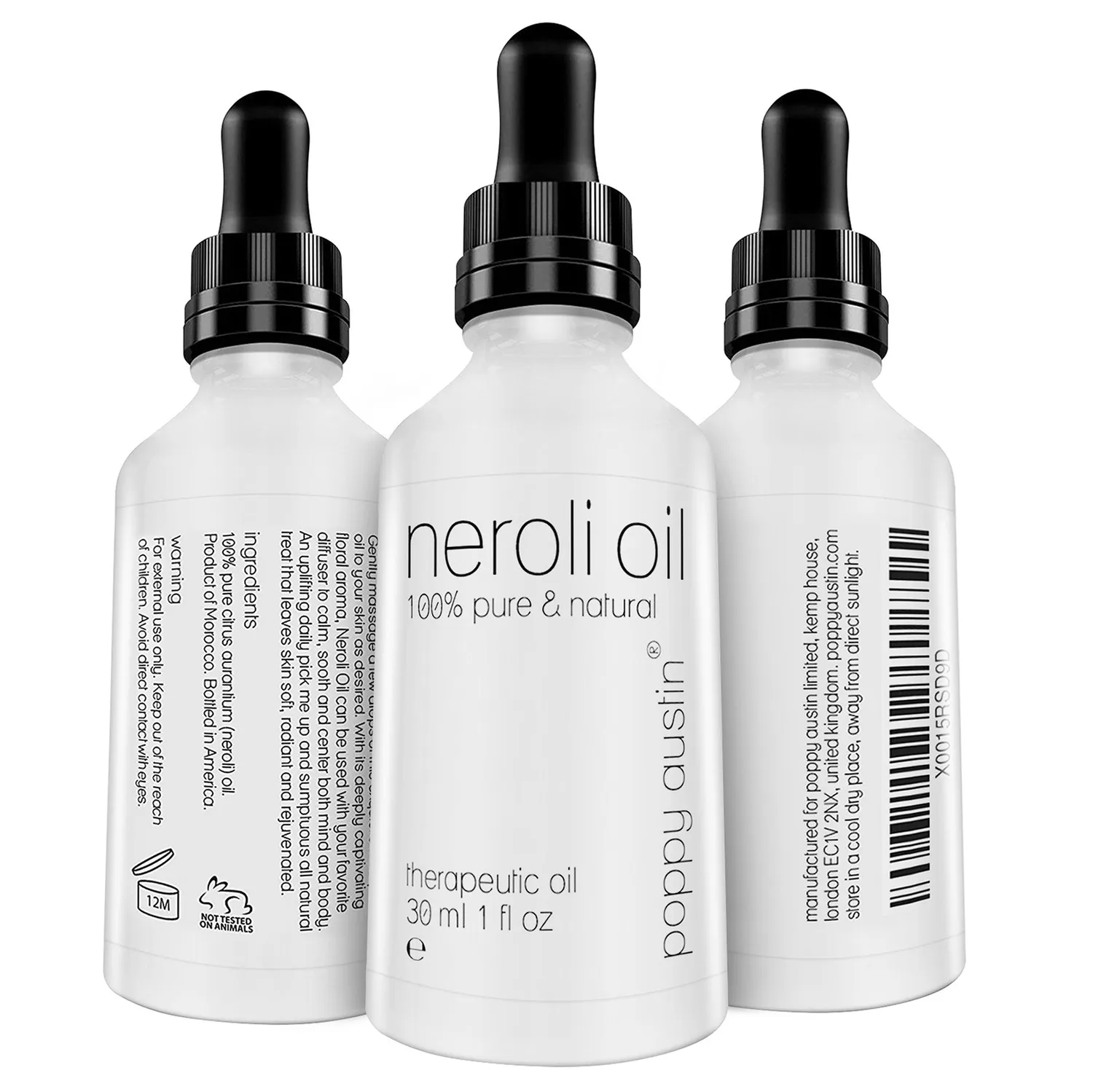 Poppy Austin Olio Neroli 1 Flacone Puro Distillato