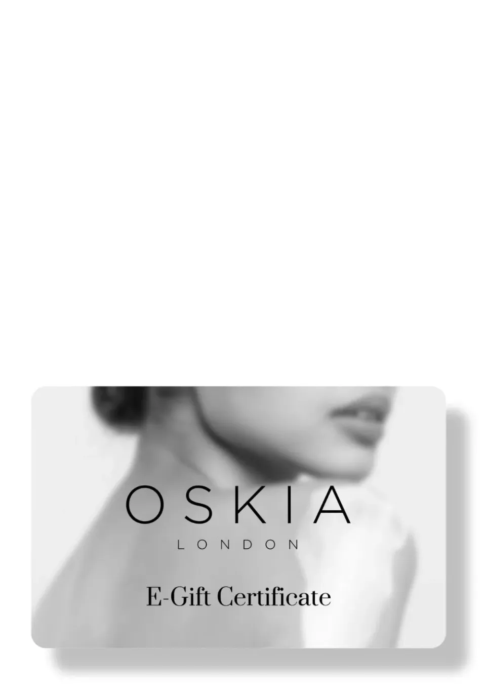 Oskia E-Gift Certificate buono regalo digitale skincare