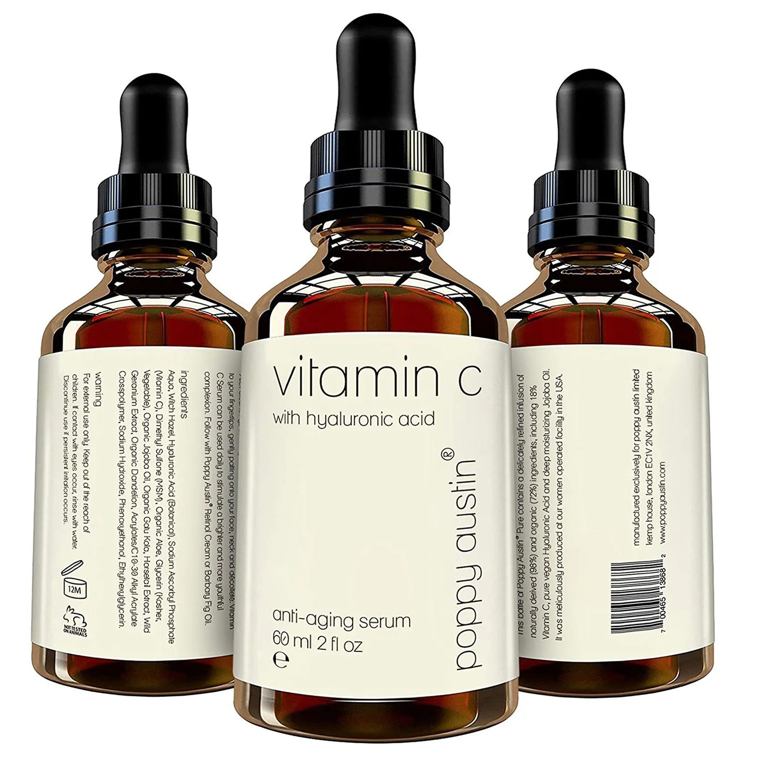 Poppy Austin Vitamina C Siero Viso 1 flacone rughe visibili