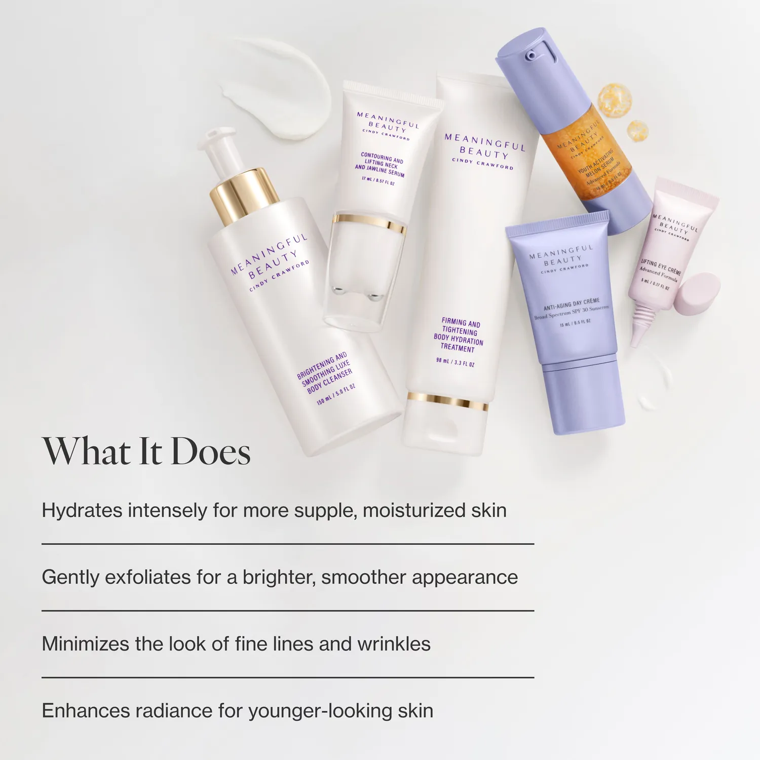 Meaningful Beauty 6-Piece Deluxe Kit Viso e Corpo 6 Pezzi Rughe