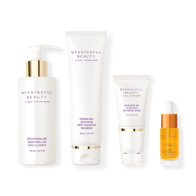 Meaningful Beauty Body Essentials System kit corpo 4 pezzi vitamina C