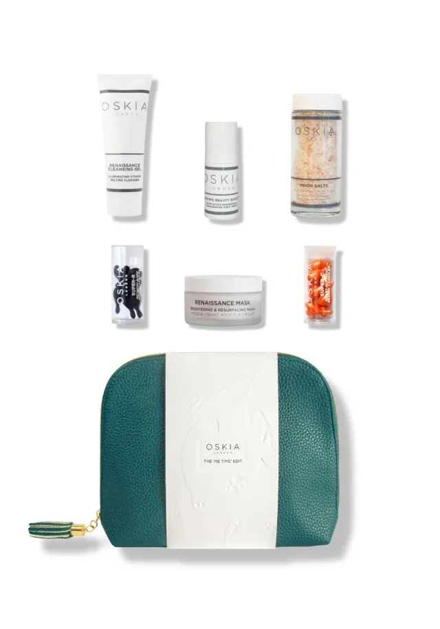 Oskia The Me Time Edit kit viso self-care luminosità cofanetto