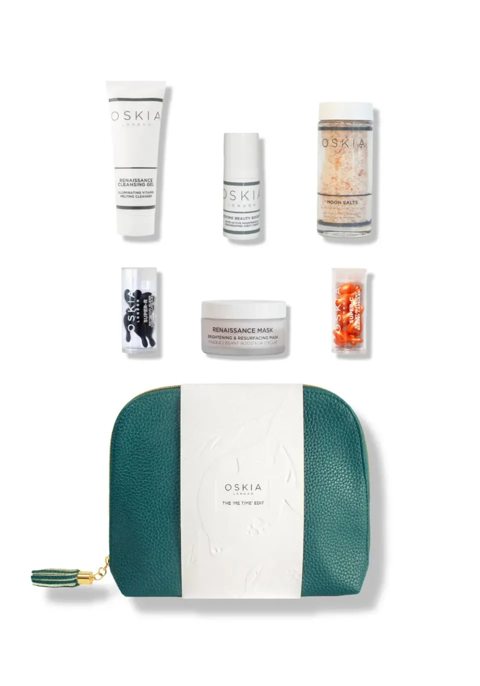 Oskia The Me Time Edit kit viso self-care luminosità cofanetto