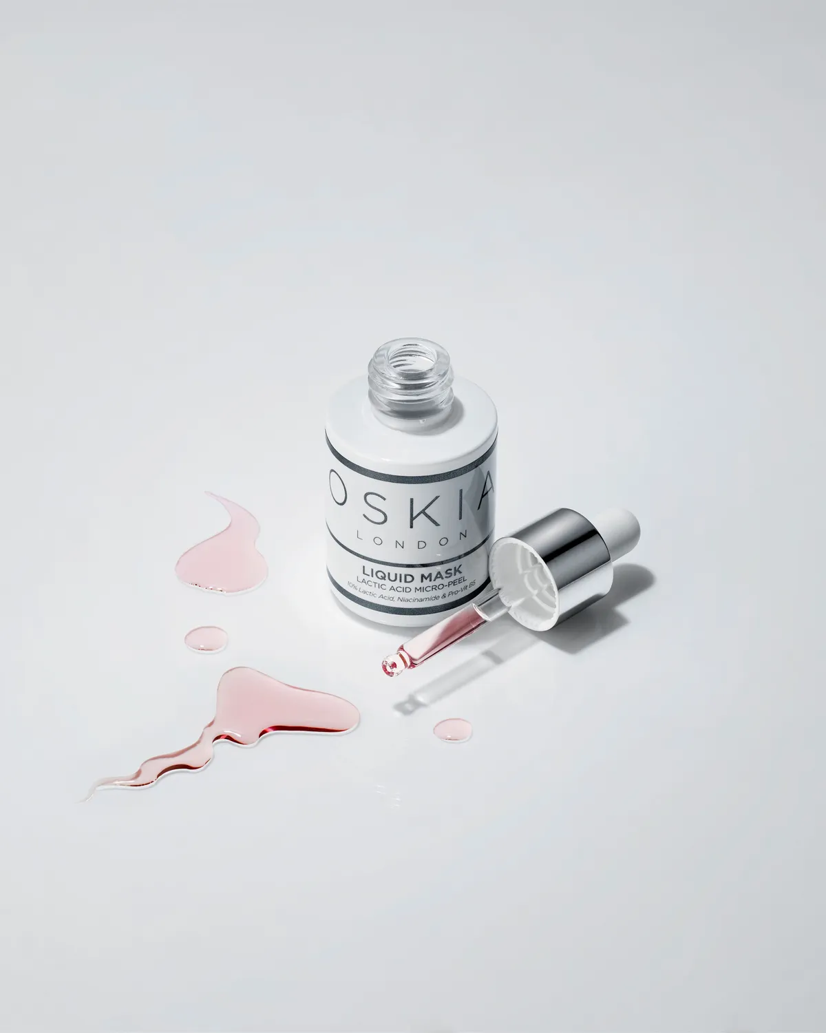 Oskia Liquid Mask 10% Lactic Acid Overnight Peel maschera 30ml illuminante