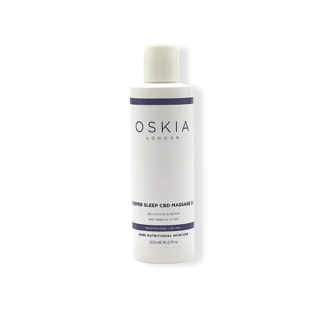 Oskia Deeper Sleep CBD olio massaggio corpo 200 ml rilassante