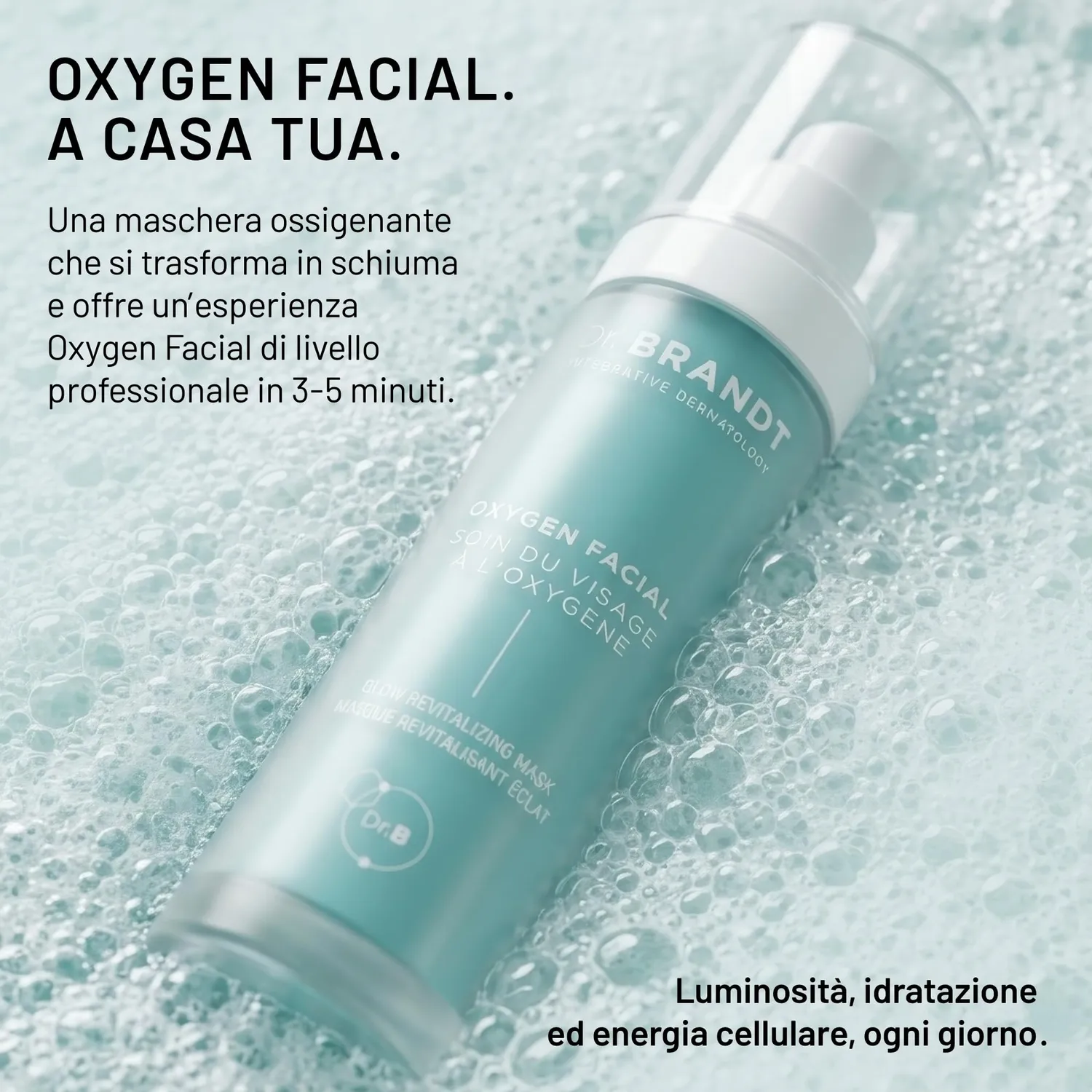 Dr. Brandt Oxygen Facial Glow maschera viso 50 ml ossigenante