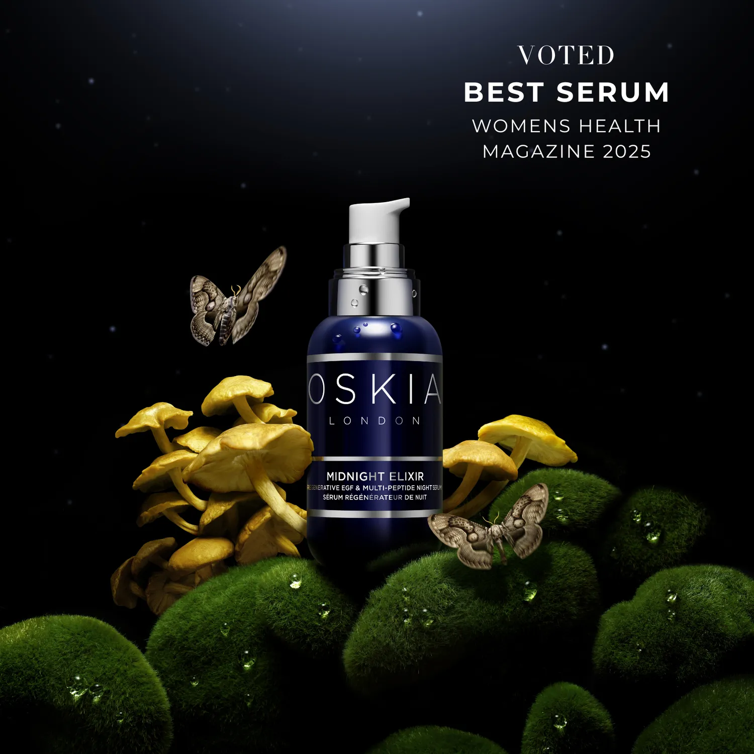 Oskia Midnight Elixir siero viso notte 50ml rassodante