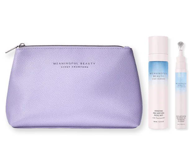 Meaningful Beauty Calming Cooling Duo set viso con bag