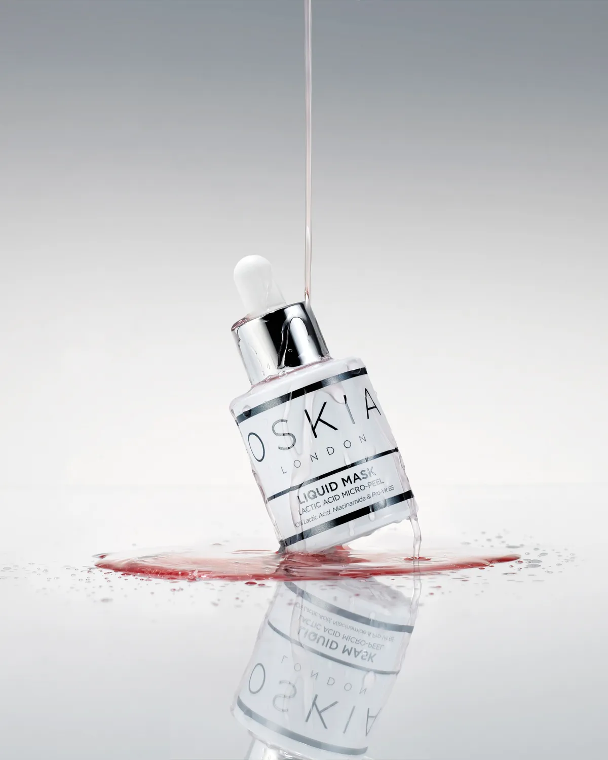 Oskia Liquid Mask 10% Lactic Acid Overnight Peel maschera 30ml illuminante