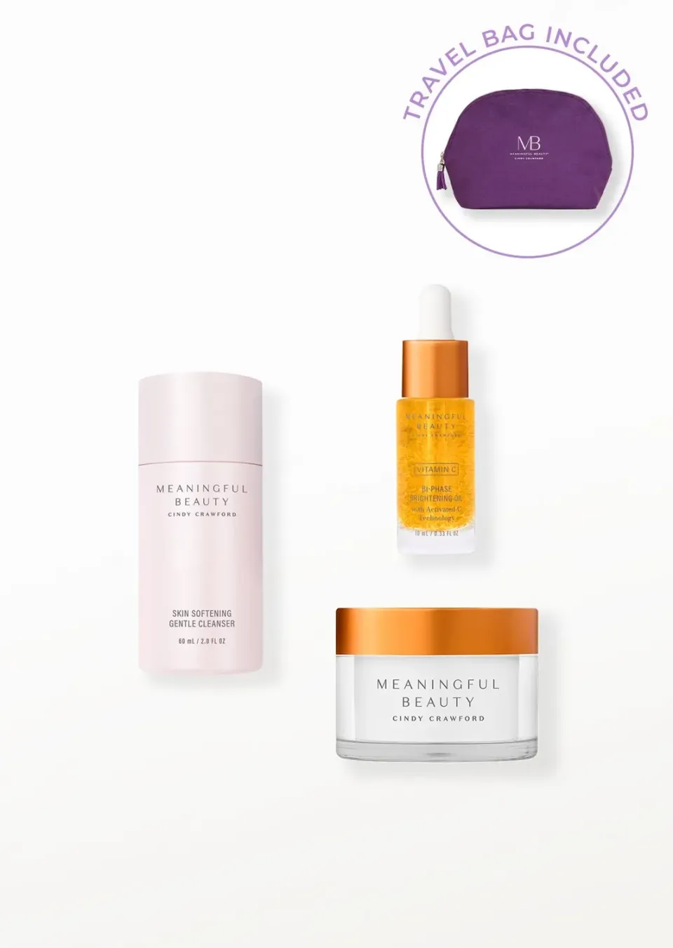 Meaningful Beauty Vitamin C Glow Set mini set viso idratante