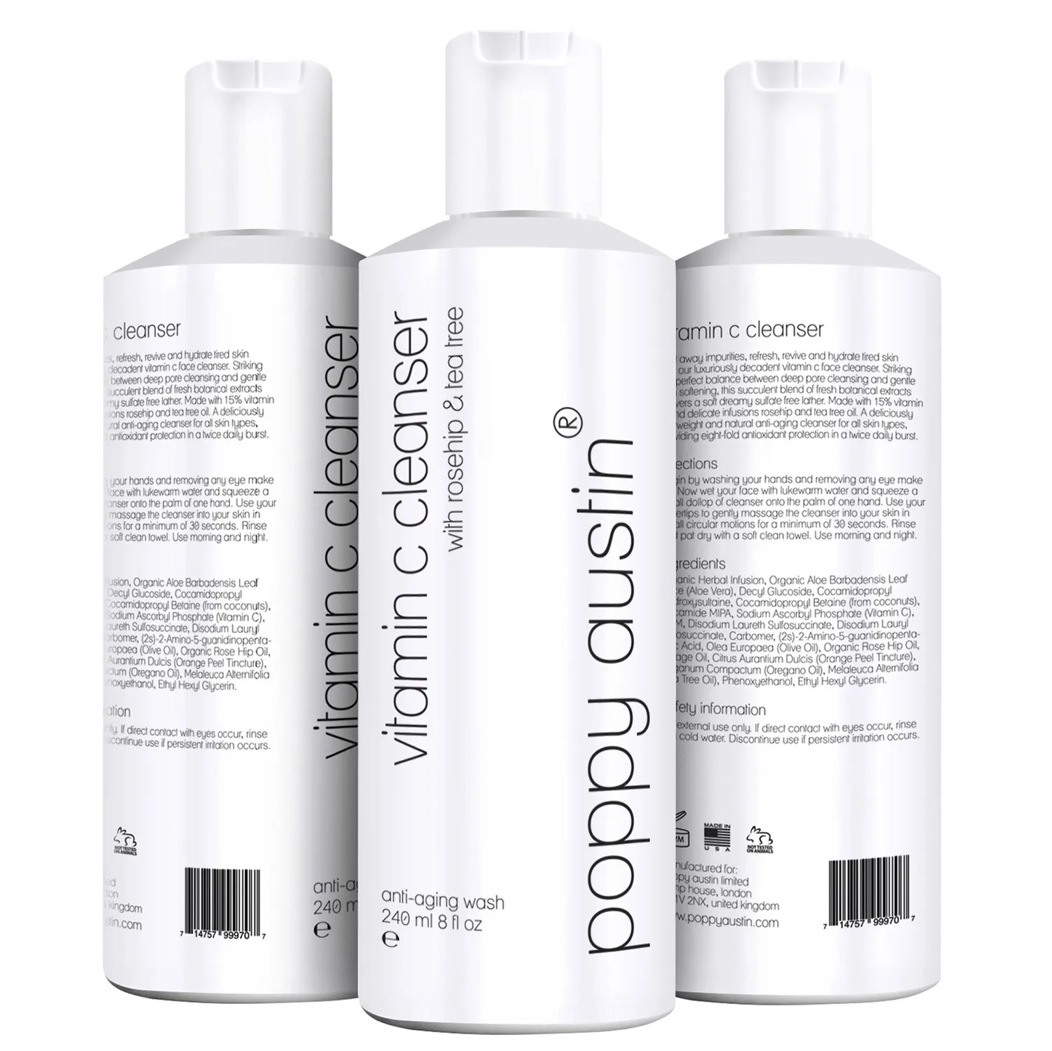 Poppy Austin Vitamin C Detergente viso vitamina C 1 flacone delicato