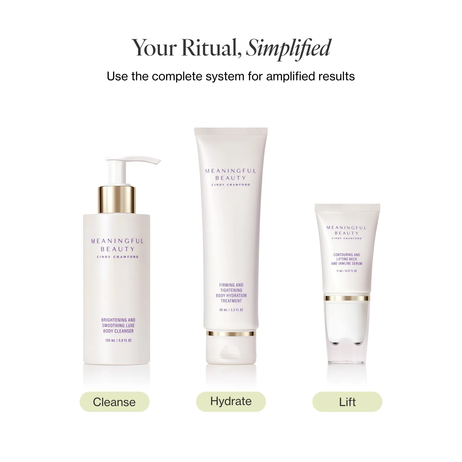 Meaningful Beauty Body 3-Piece Essentials Bodycare set corpo 3 pezzi