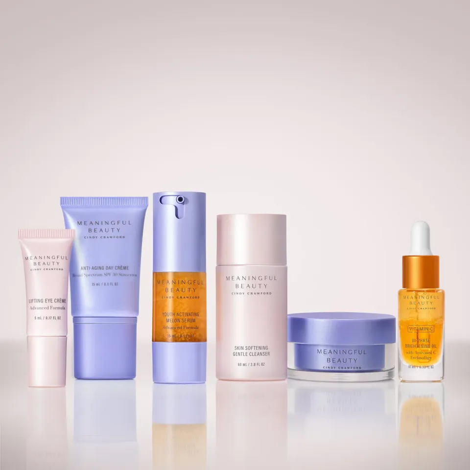Meaningful Beauty Essentials Skincare System kit viso 6 pezzi