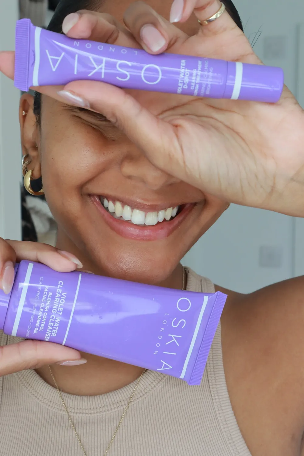 Oskia Violet Water Set Kit Viso Anti-Imperfezioni