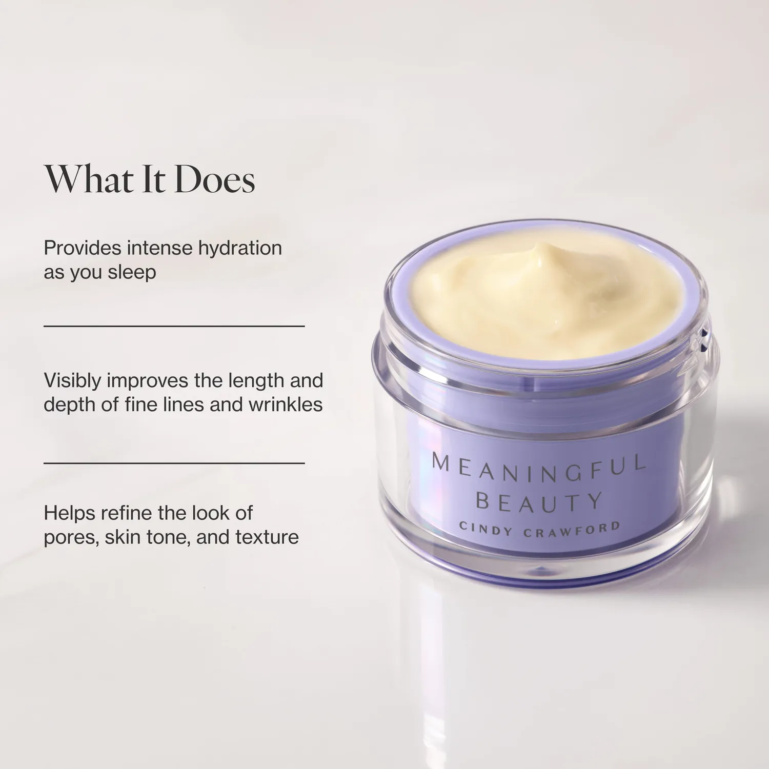 Meaningful Beauty Skin Age Recovery Night Crème crema notte rughe visibili
