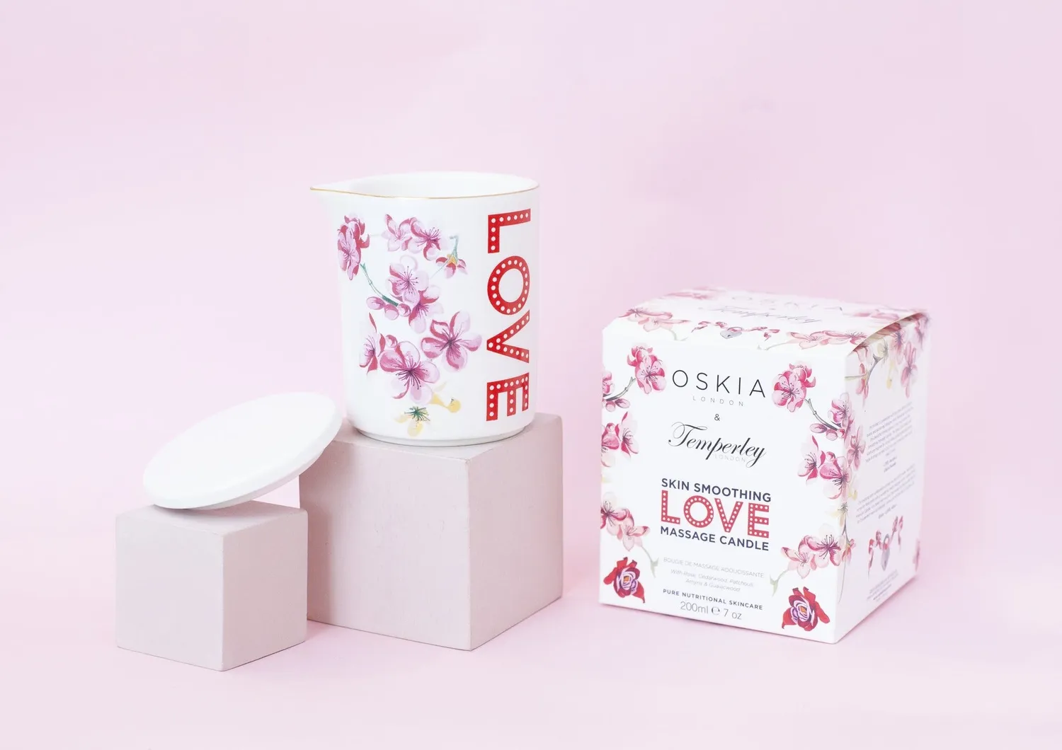 Oskia Love candela massaggio corpo trattamento