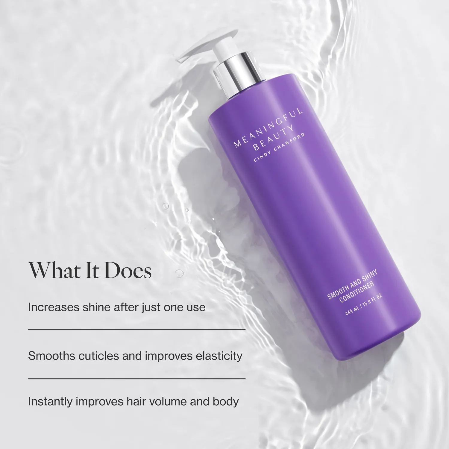 Meaningful Beauty Hair Smooth & Shiny Conditioner lucidante districante
