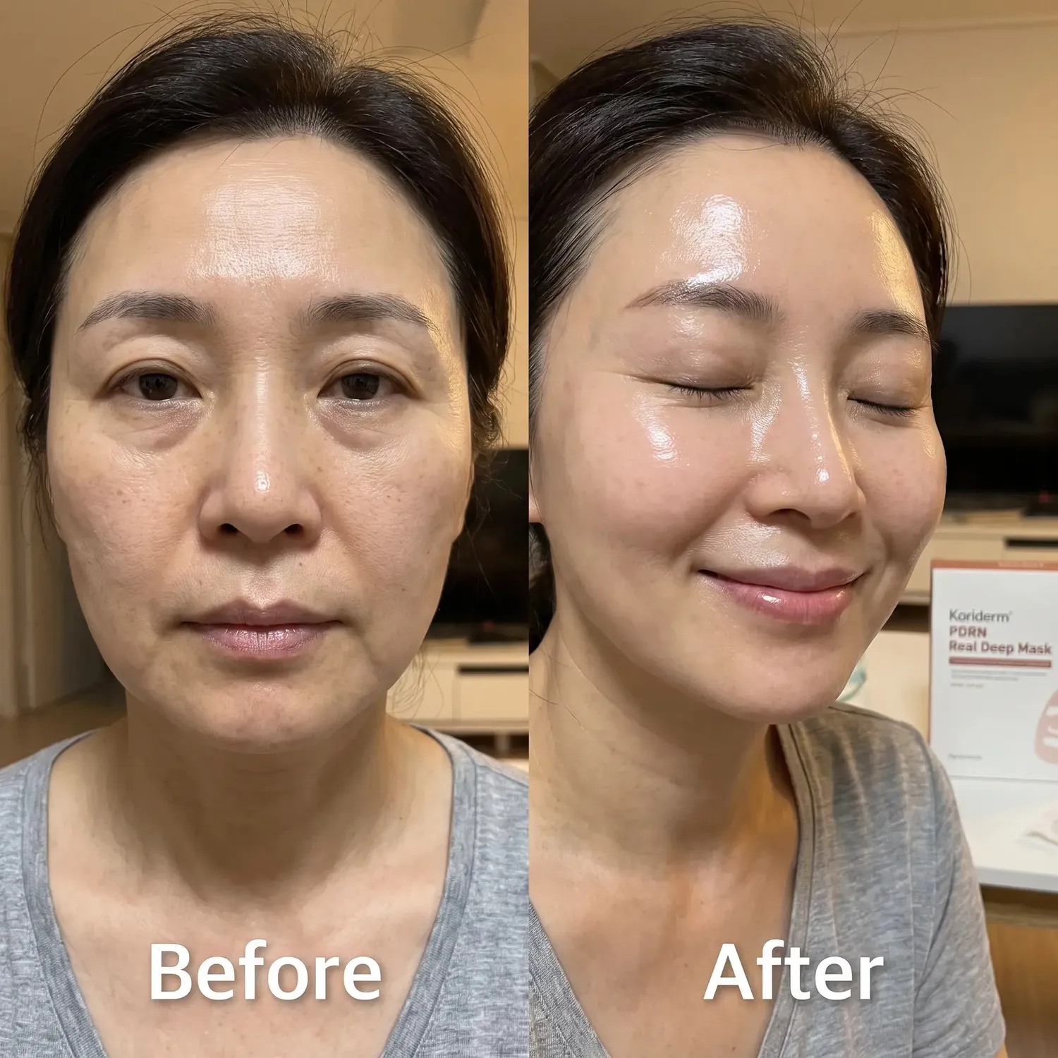 Koriderm PDRN Deep Mask maschera viso 4 pezzi idratante