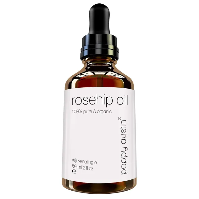 Poppy Austin Pure Organic Olio Rosa Mosqueta viso 1 flacone puro