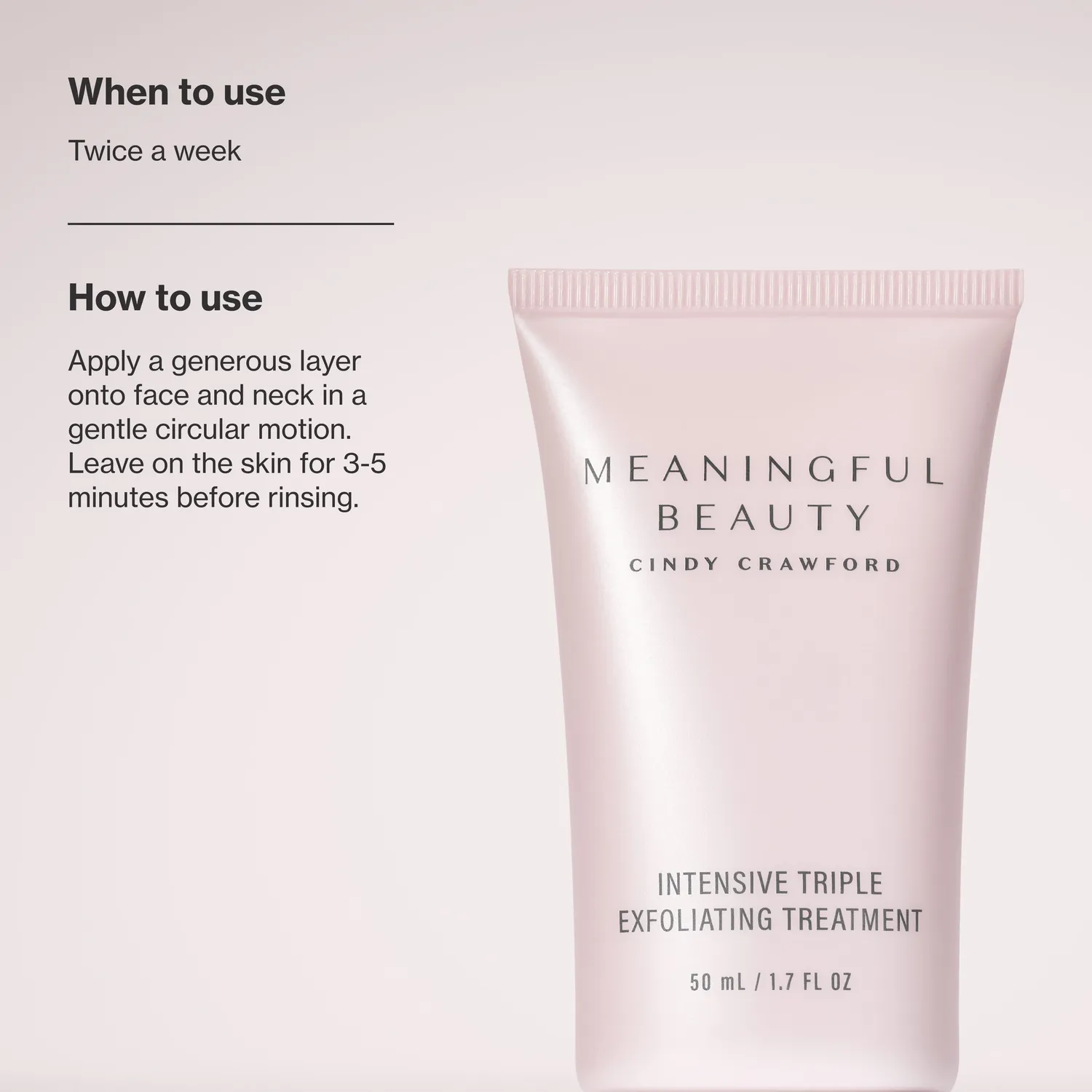 Meaningful Beauty Skin Intensive Triple Exfoliating Treatment viso rughe visibili