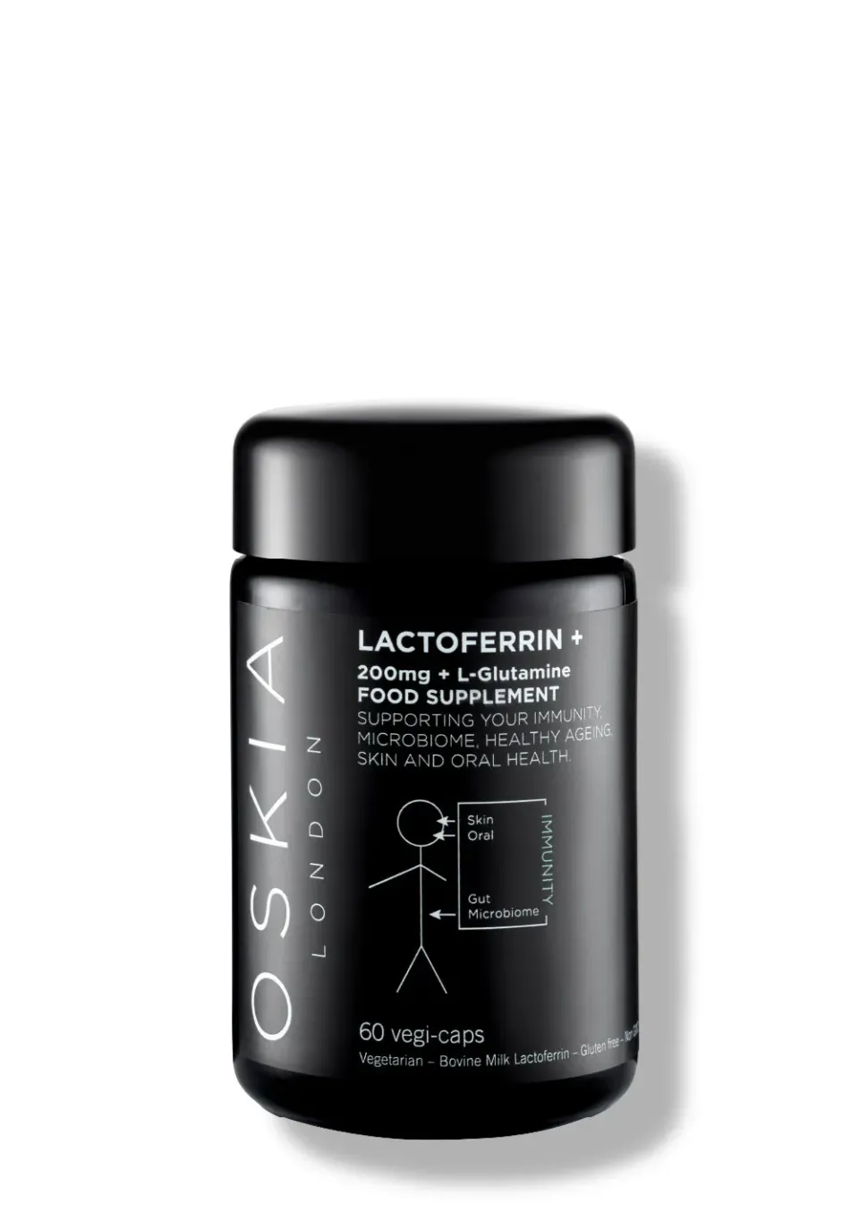 Oskia Lactoferrin+ integratore 60 capsule intestino pelle