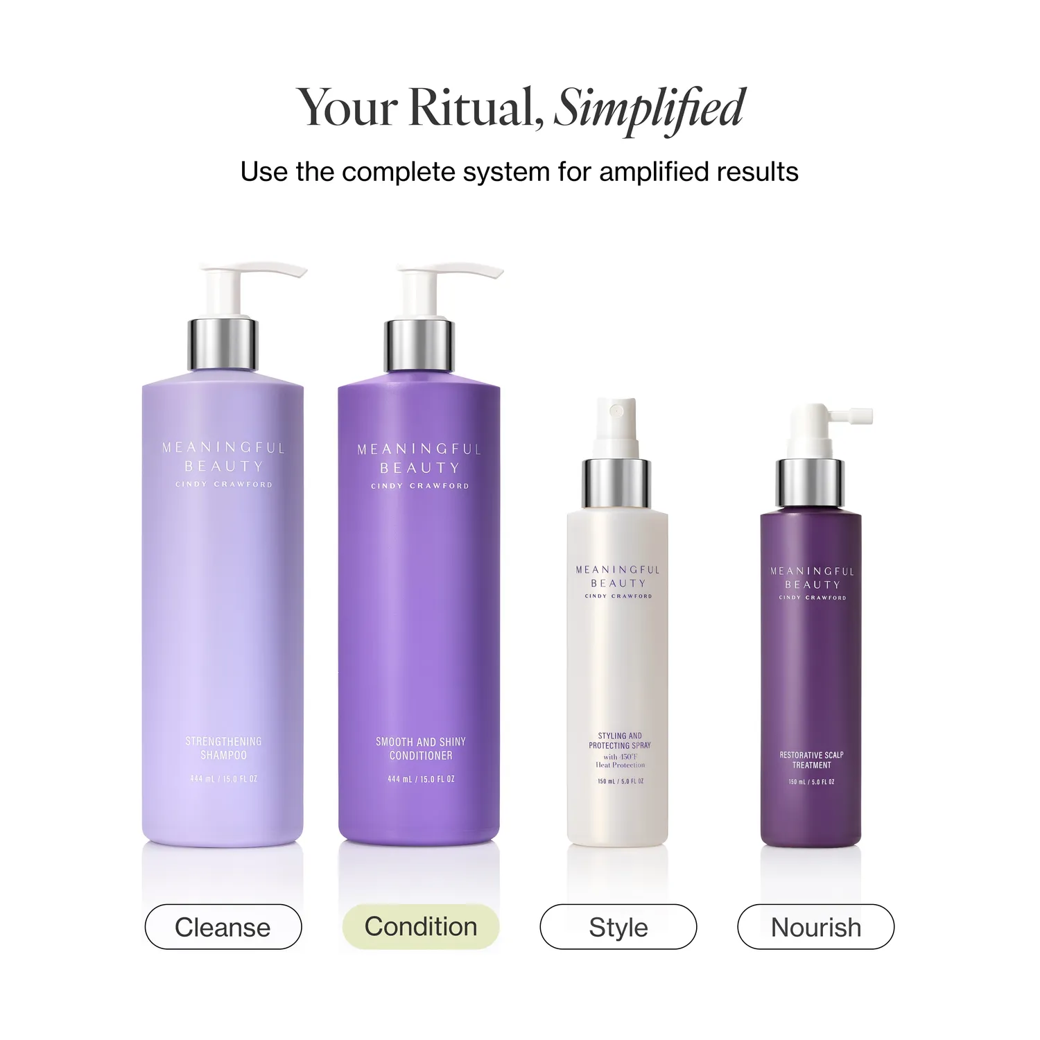 Meaningful Beauty Hair Smooth & Shiny Conditioner lucidante districante