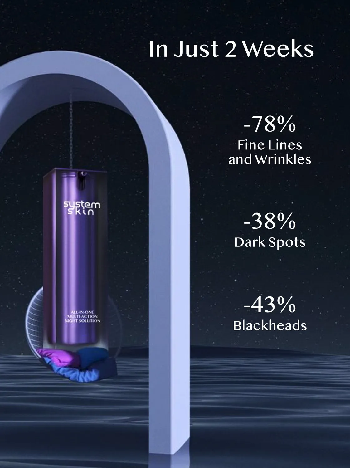 System Skin All-In-One Solution trattamento viso notte Large 3 mesi