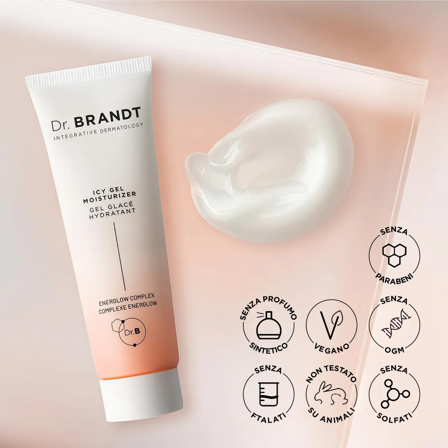 Brandt ID-Stress Icy Gel Moisturizer gel viso 50 g rinfrescante