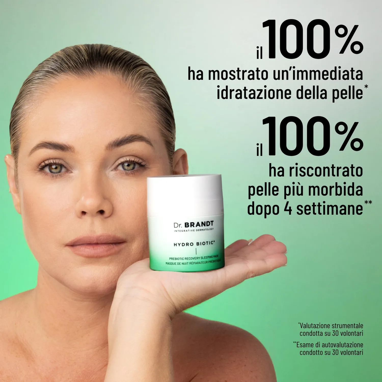 Brandt Hydro Biotic Recovery Sleeping Mask maschera notte 50 g idratante