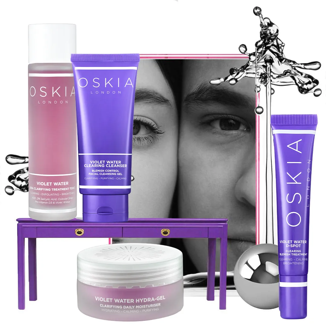 Oskia Violet Water D-Spot trattamento brufoli acido salicilico