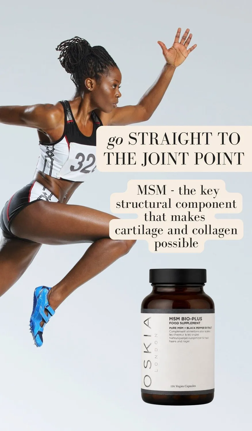 Oskia MSM Bio-Plus integratore 120 capsule pelle