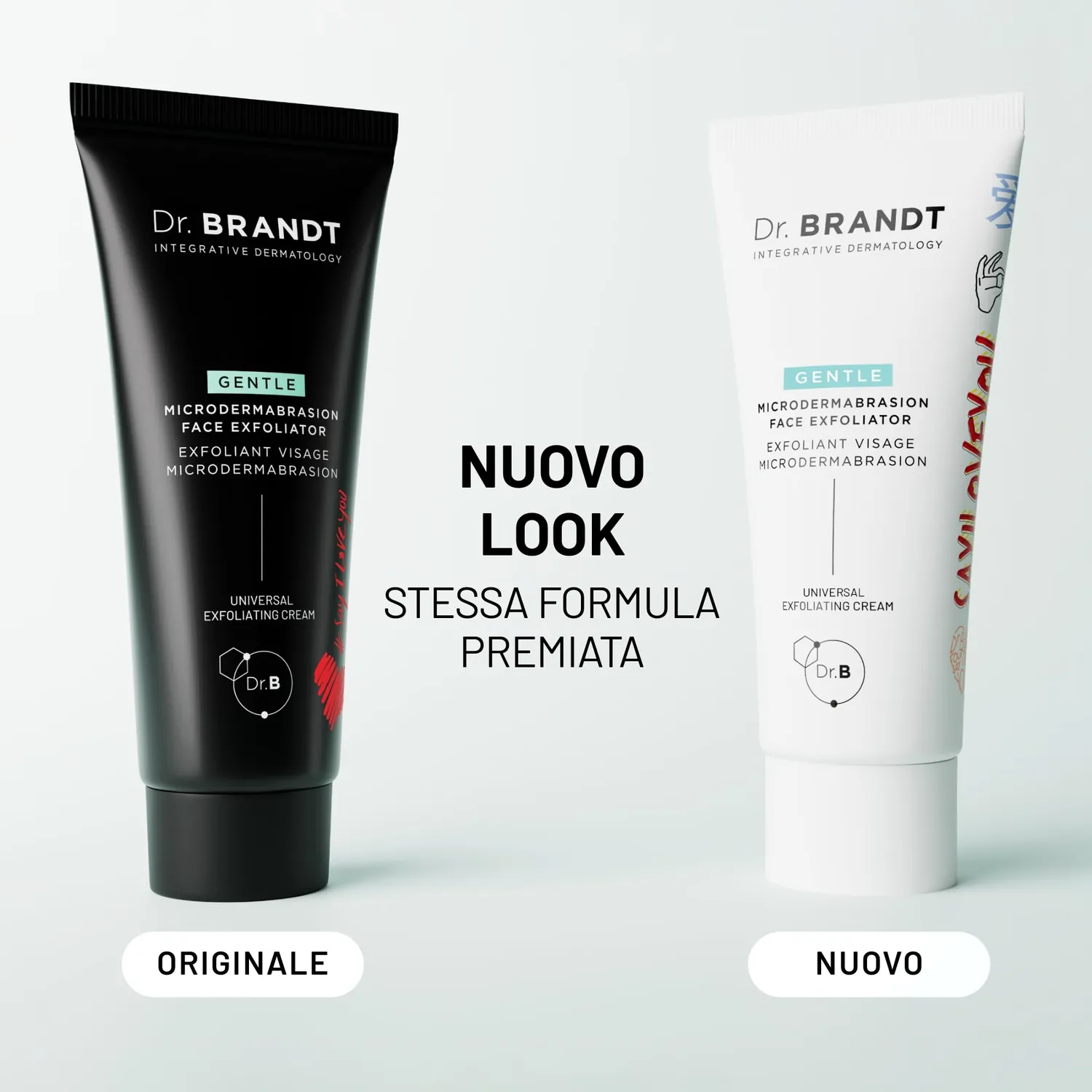 Brandt Microdermabrasion esfoliante viso delicato 60 g rughe