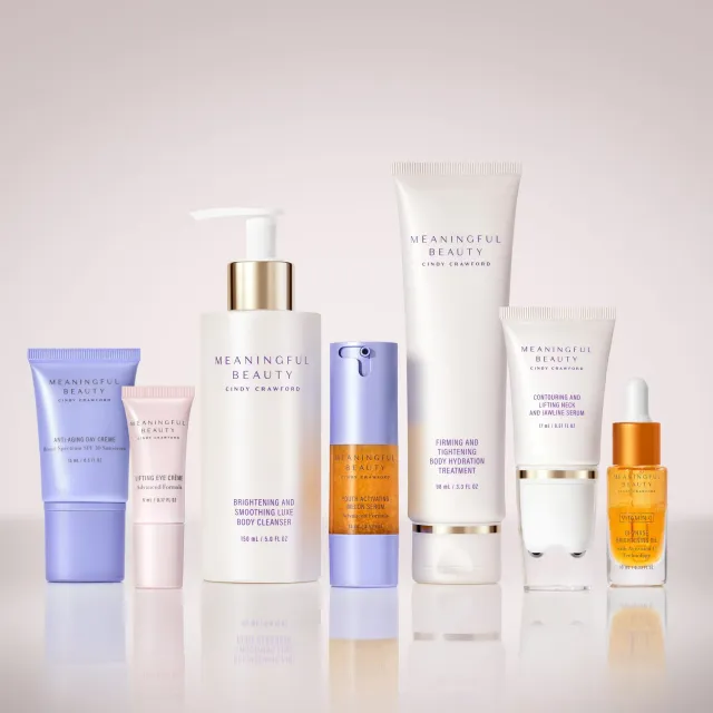 Meaningful Beauty 7-Piece Deluxe Face Bodycare System Vitamin C kit corpo 7 pezzi
