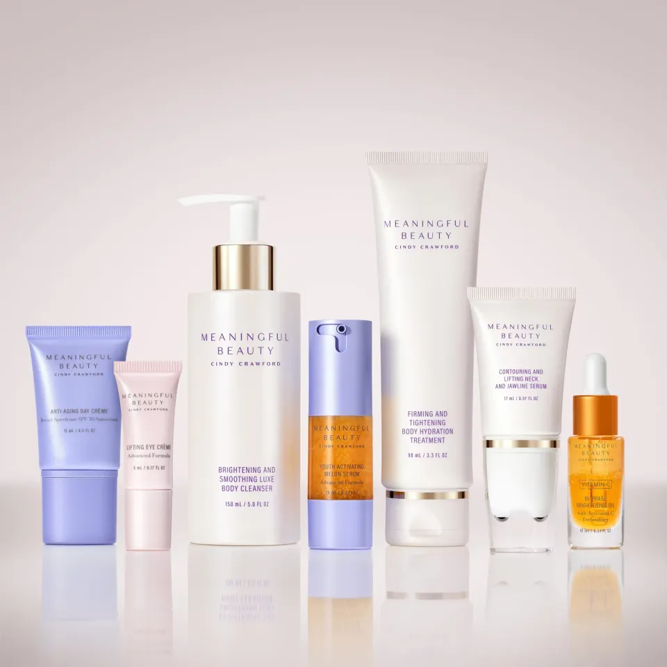 Meaningful Beauty 7-Piece Deluxe Face Bodycare System Vitamin C kit corpo 7 pezzi