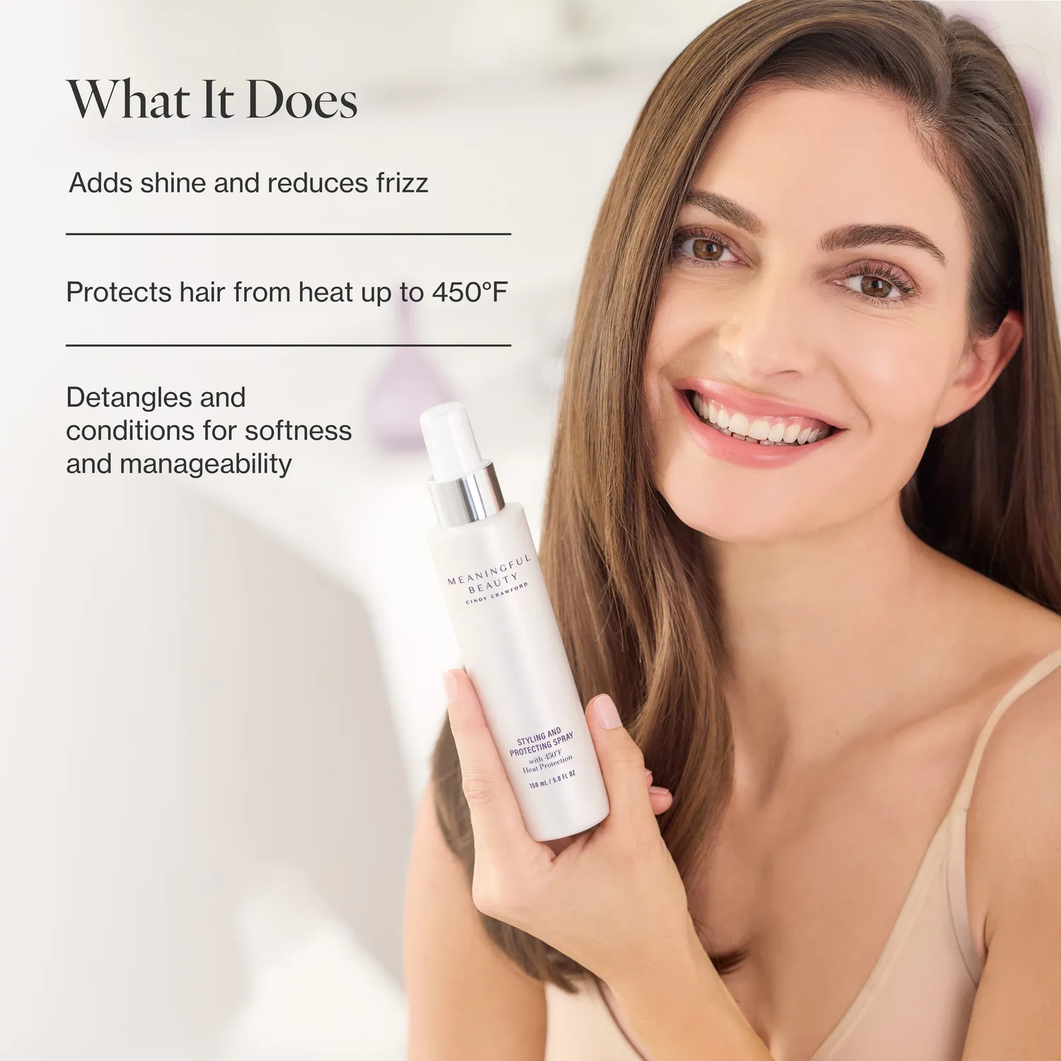 Meaningful Beauty Hair Styling spray capelli termoprotettore anticrespo