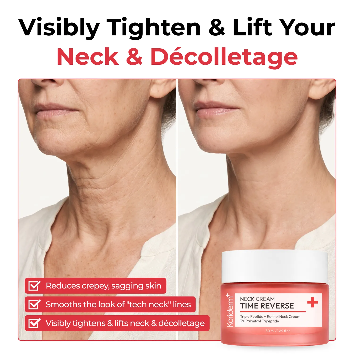 Koriderm Time Reverse Neck Cream crema collo rilassato