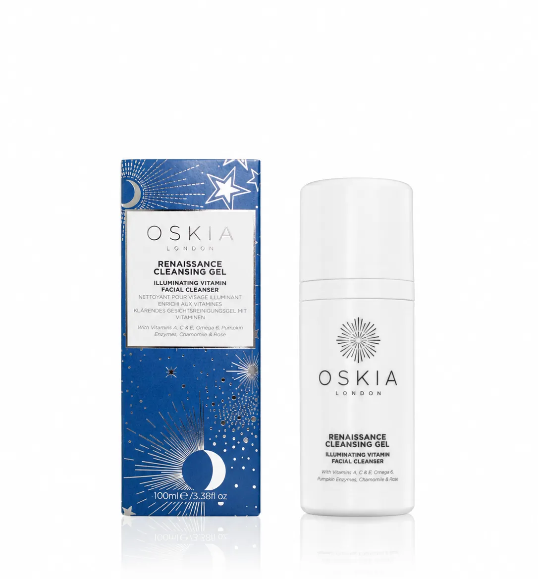 Oskia Renaissance Cleansing Gel detergente viso 100ml enzimi