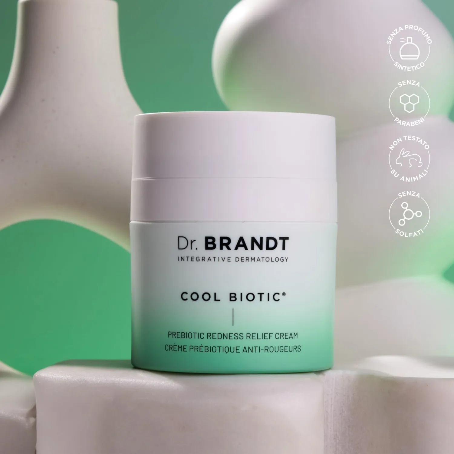 Brandt Cool Biotic Redness Relief Cream viso 50 g lenitiva